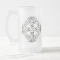 Keltisches Kreuz-mattierte Tasse