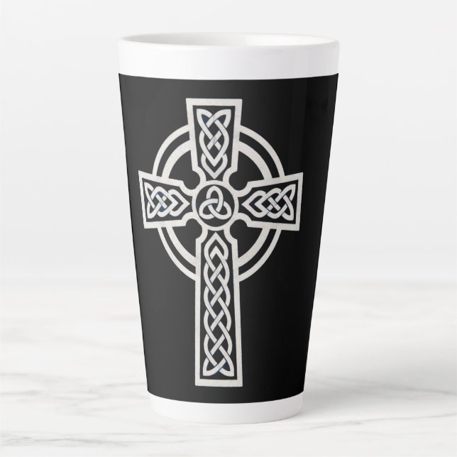 Keltisches Kreuz Milchtasse (Vorderseite)