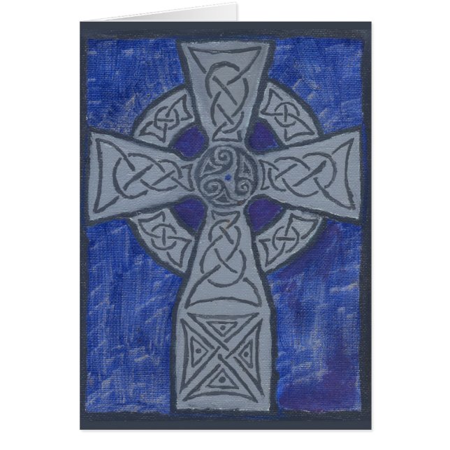 Keltisches Kreuz-Ölgemälde (Vorne)