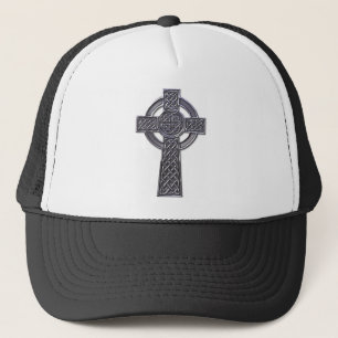 Keltisches Kreuz - Silber Truckerkappe