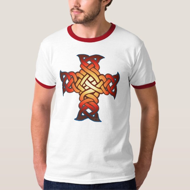Keltisches Kreuz T-Shirt (Vorderseite)