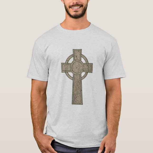 Keltisches Kreuz-T - Shirts für Christen (Vorderseite)