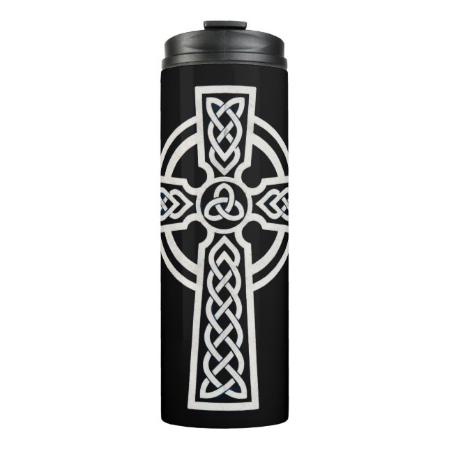 Keltisches Kreuz Thermosbecher (Vorderseite)