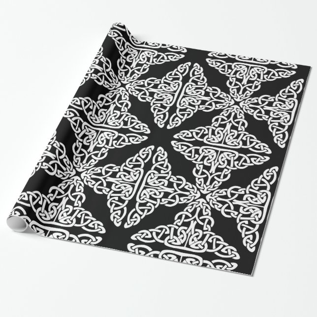 keltisches Kreuzpapier Geschenkpapier (Ungerollt)