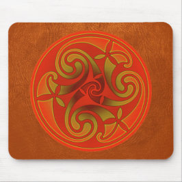 Keltisches Kunst-Spiraldesign-Mauspad Mousepad