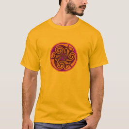 Keltisches Kunst-Spiraldesign-T-Shirt T-Shirt