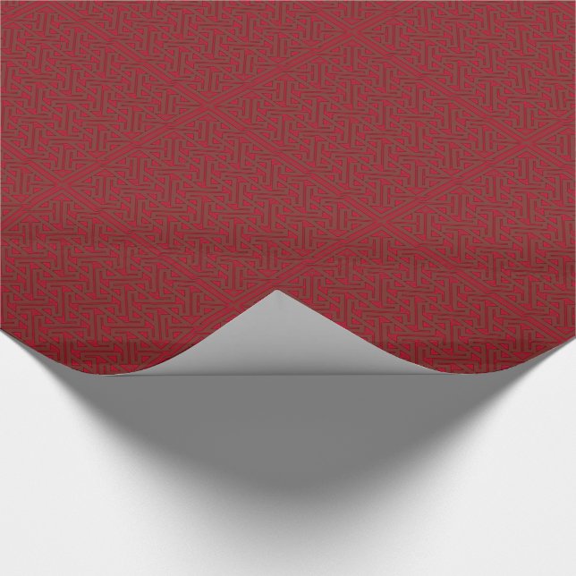 Keltisches Kunstglossenpapier, 2' x 6' Roll Wra Geschenkpapier (Ecke)