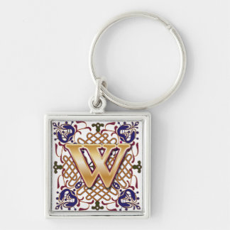 Keltisches Monogramm Buchstabe W Schlüsselanhänger