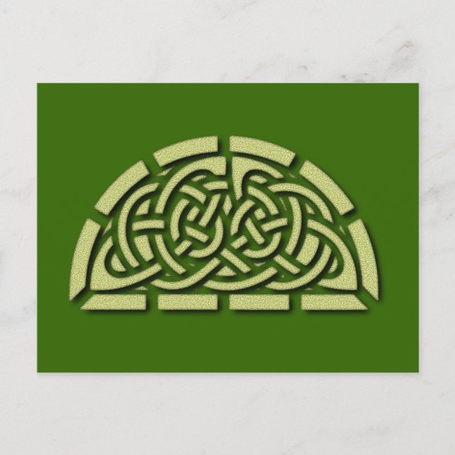keltisches Muster Postkarte (Vorderseite)