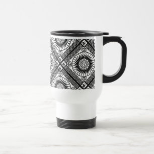 keltisches Ornament diagonal Reisebecher