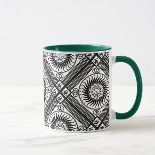 Keltisches Ornament diagonal Tasse