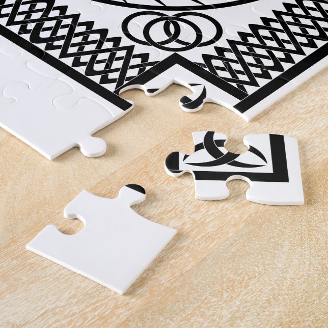 Keltisches Ornament Einzel Puzzle (Seite)