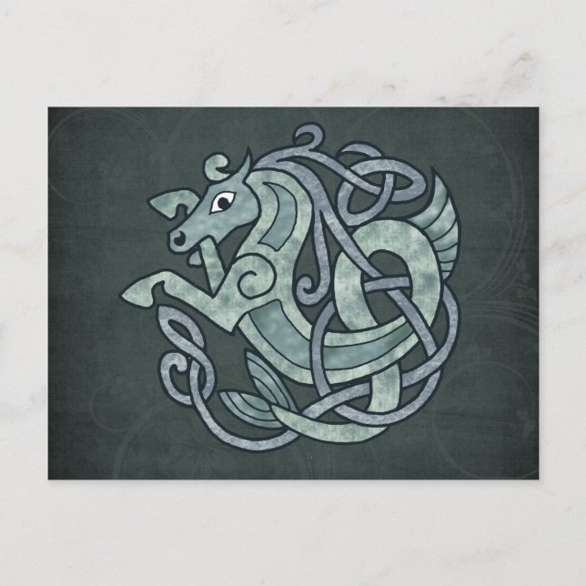 Keltisches Pferd Postkarte (Vorderseite)