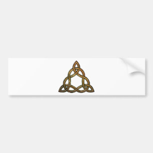 keltisches triquetra autoaufkleber