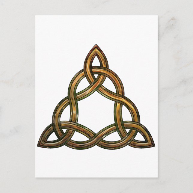 keltisches Triquetra Postkarte (Vorderseite)