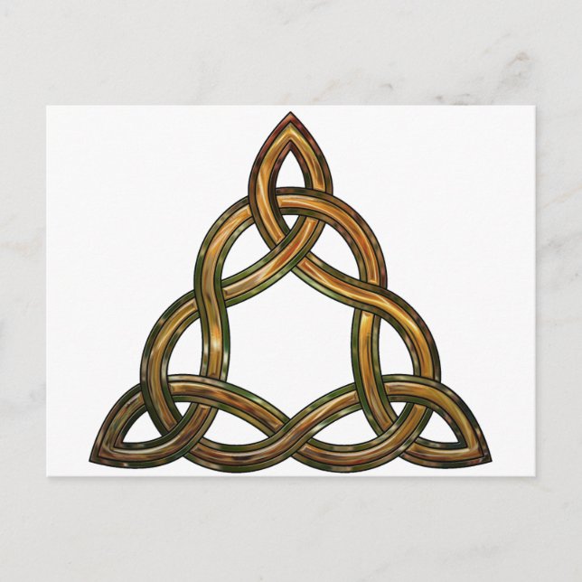 keltisches triquetra postkarte (Vorderseite)