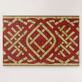Keltisches walisisches Knotwork-Jigsaw-Puzzle Puzzle