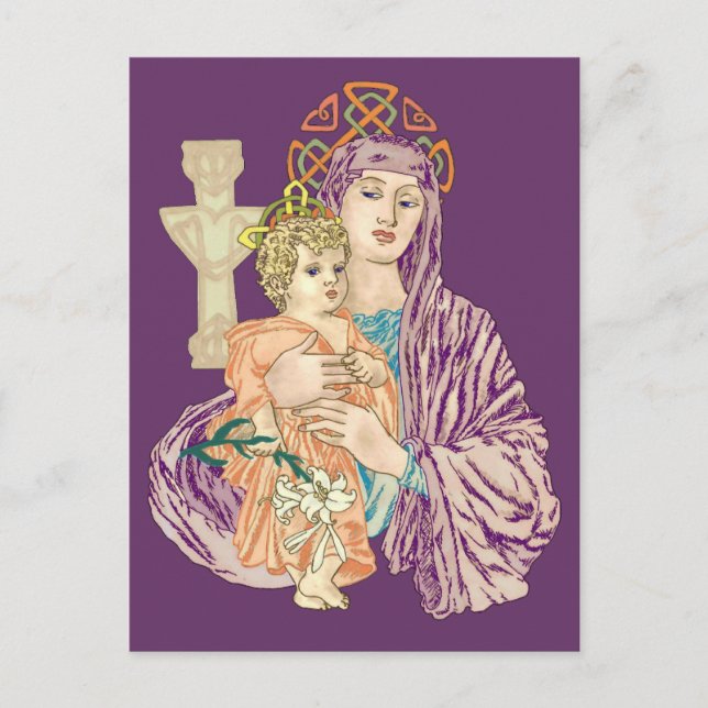 Keltisches Weihnachten Madonna (Vorderseite)