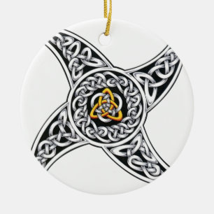 KeltischKrieger Symbol Keramikornament