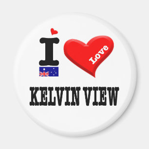 KELVIN VIEW - I Liebe Magnet