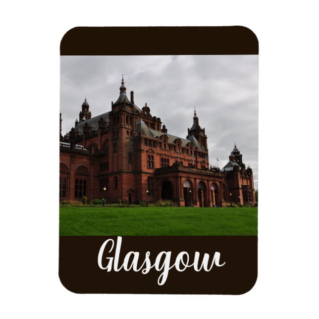 Kelvingrove Glasgow Photo Magnet (Vertikal)