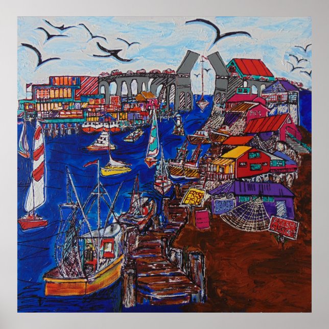 Kemah, Texas um die 70er Poster (Vorne)