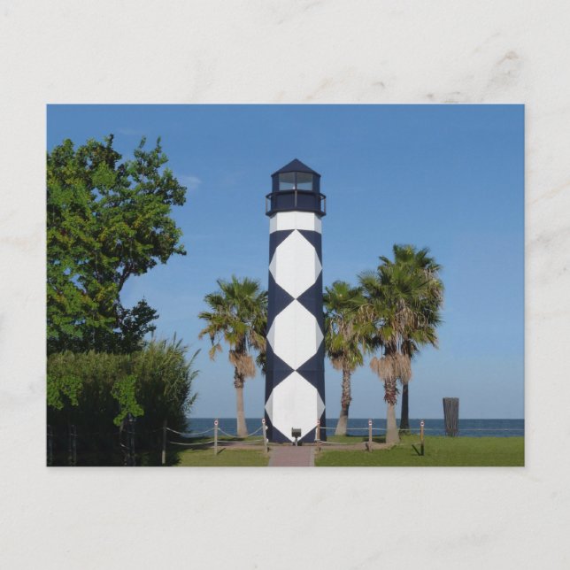 Kemah, TX Lighthousepostcard Postkarte (Vorderseite)
