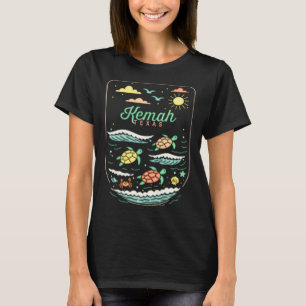 Kemah Tx Süße Strandferien Meeresschildkrötenliebh T-Shirt