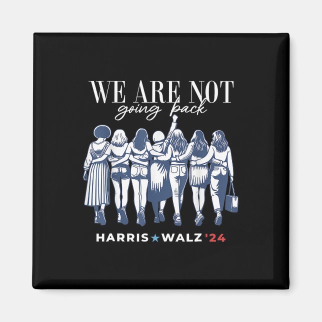 Kemala Harris Waltz 24 Frau Pr Magnet (Vorne)