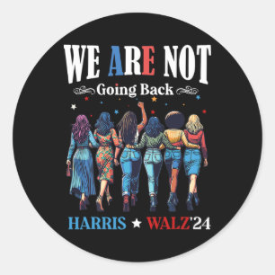 Kemala Harris Waltz 24 Frau Pr Runder Aufkleber