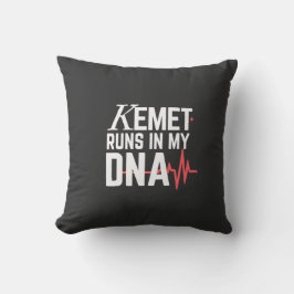 Kemet fließt in meiner DNA |  Kissen
