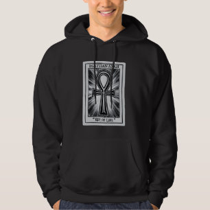 Kemetische Tarotkarte Altes Ägypten Ägyptisch Ankh Hoodie