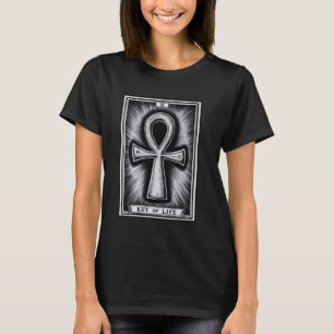 Kemetische Tarotkarte Altes Ägypten Ägyptisch Ankh T-Shirt