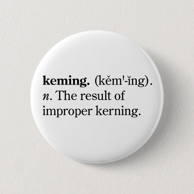 Keming Button (Vorderseite)