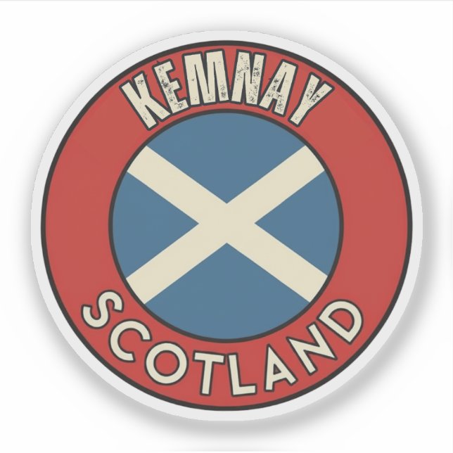 Kemnay, Schottland Aufkleber (Vorderseite)