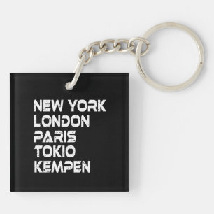Kempen New York London Tokio Paris Anhänger Schlüsselanhänger