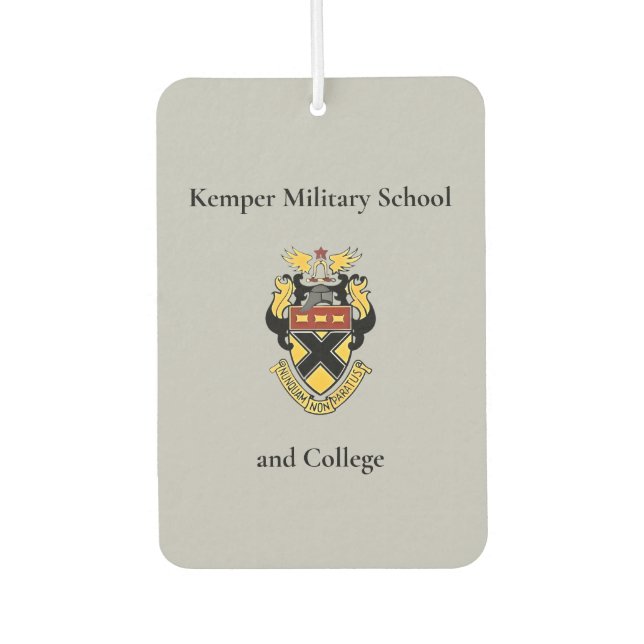 Kemper Military School & Uni Autolufterfrischer (Vorderseite)
