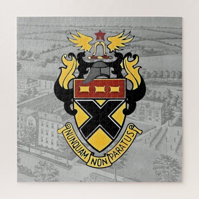 Kemper Wappen- und Schulaufführung Puzzle (Vertikal)