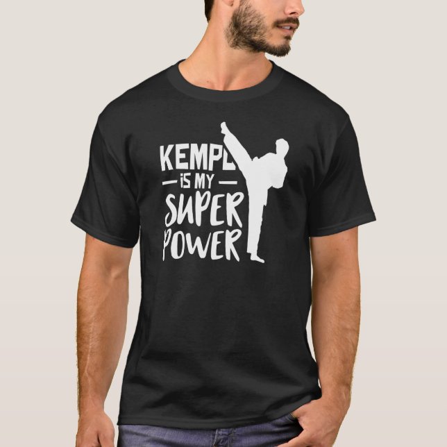 Kempo ist meine Supermacht Kenpo Karate Shaolin Ma T-Shirt (Vorderseite)