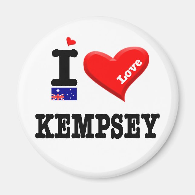 KEMPSEY - I Liebe Magnet (Vorne)