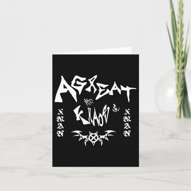 Ken Carson Merch Design Agc Karte (Vorderseite)