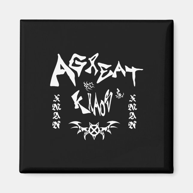 Ken Carson Merch Design Agc Magnet (Vorne)
