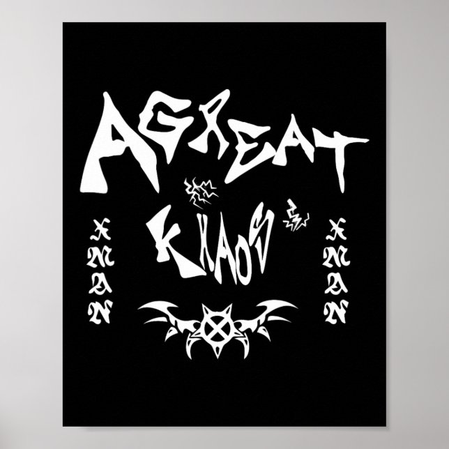 Ken Carson Merch Design Agc Poster (Vorne)