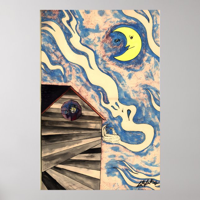 Ken Gage 1992 Moonfilter Fine Art Poster (Vorne)