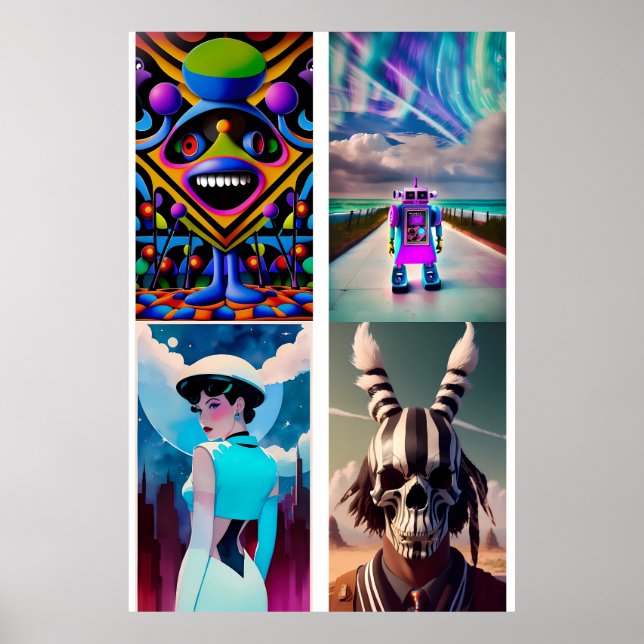 Ken Gage 4-in-1 Pop Art Series A Poster (Vorne)