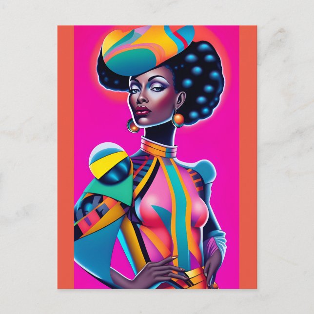 Ken Gage Art auf der Weltbühne Postkarte (Vorderseite)