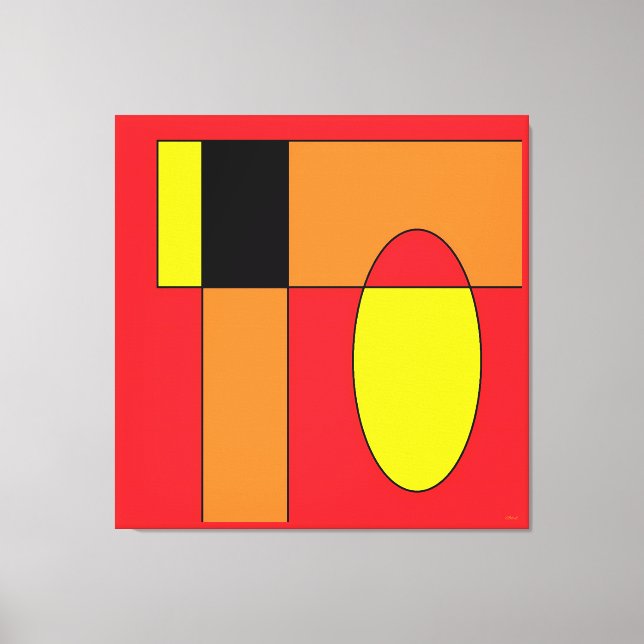 Ken Gage Egg Invader I Leinwanddruck (Vorderseite)