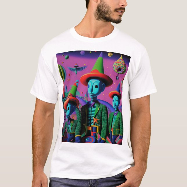 Ken Gage Fiesta Psychedelic T-Shirt (Vorderseite)
