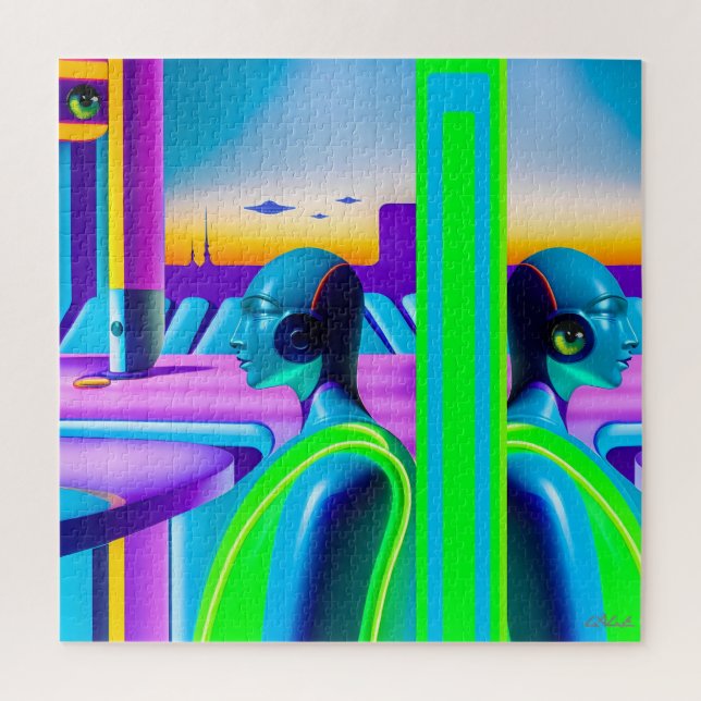 Ken Gage Future Spectrum Sci-Fi Puzzle (Vertikal)