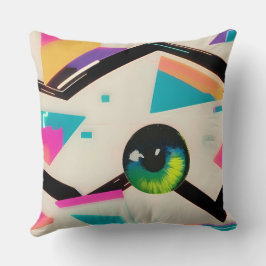 Ken Gage Memphis Design Group Popsicle Eyeball Kissen